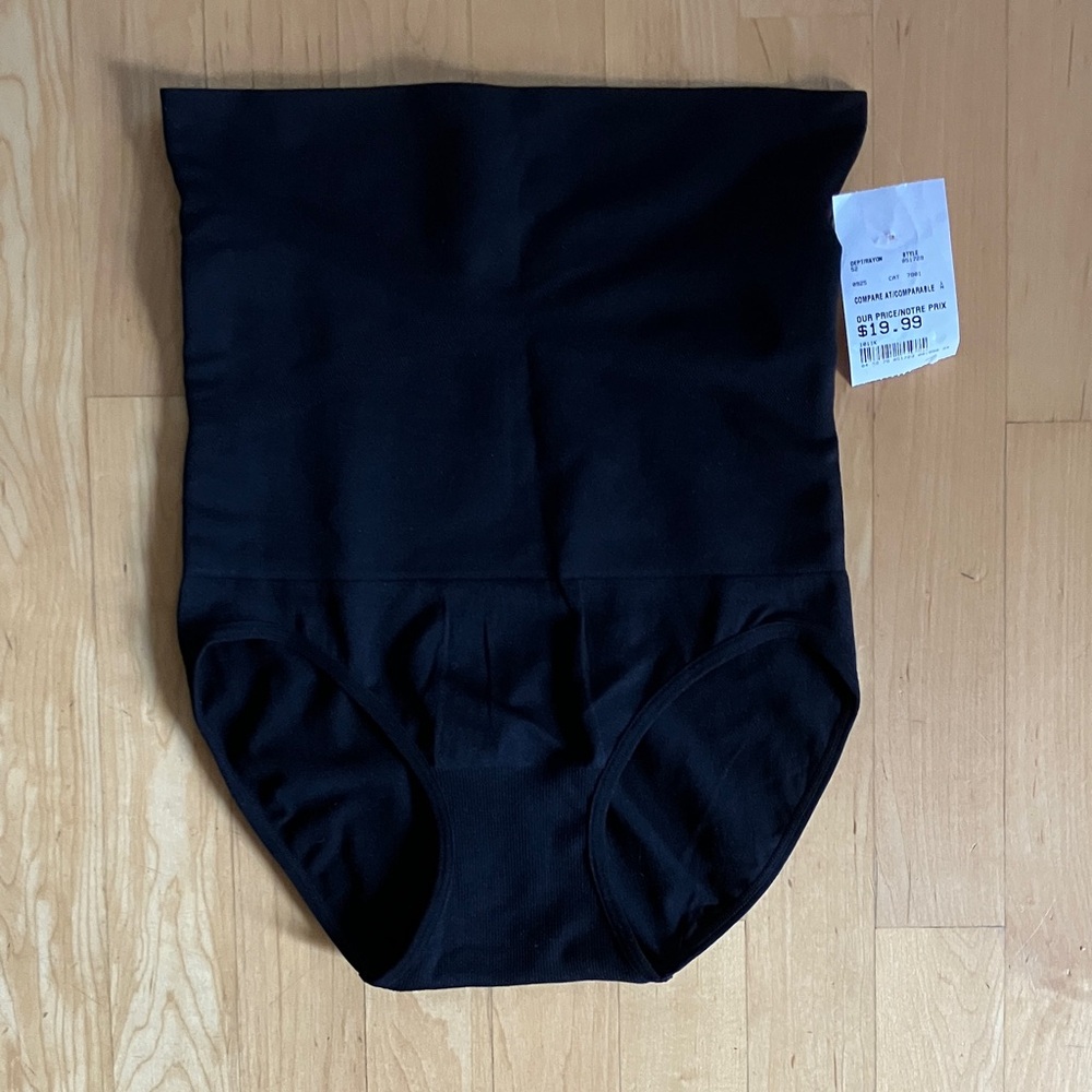 2/$20 NWT high-waisted Skinny Girl shaper panty black Medium